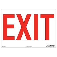 HellermannTyton 597-00082 Labels Exit Sign, 7" x 10", EXIT, Vinyl, Red, 25/pkg