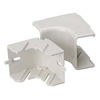 HellermannTyton TSRP2FW-33-1 Wire Ducting & Raceways Internal Corner Cover, 1-1/4", 1" Bend Radius, PVC, Office White, 1/bg