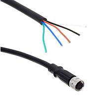 Adam Tech SD-PME06A-FFTBL-C7A-6FT Sensor Cables / Actuator Cables CBL 6POS FMALE TO WIRE 6'