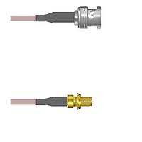 Amphenol Custom Cable Q-0K02X000R036i RF Cable Assemblies BNC-SP/SMA-SJB G316D 36I