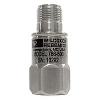 Amphenol Wilcoxon 786-500-IS Acceleration Sensor Modules Top exit, broadband high sensitivity, low frequency sensor, 500 mV/g, +/-5% sensitivity tolerance, MIL-C-5015 connector, Class I Div 1 certified intrinsically safe