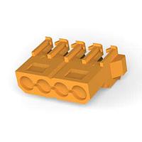 AMP Connectors - TE Connectivity 770156-3 Connector Assemblies 4 CKT IDC ORANGE