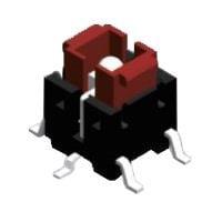 Diptronics TLLM-62BRB-S-V-T/R Tactile Switches SMT Type 6.1*6.1 (LED Color)