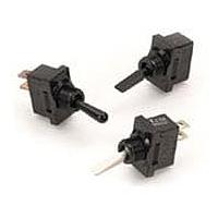Carling Technologies DA105-BB-B Toggle Switches SP ON-NONE-OFF WIRE LEAD BAT BLACK
