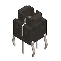Diptronics TLL-63AA-S-V-B Tactile Switches Through Hole 6.1*6.1 (LED Color)
