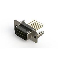 EDAC 627-M09-223-GT5 D-Sub Connectors - Standard Density Vertical Machined D-Sub Connectors
