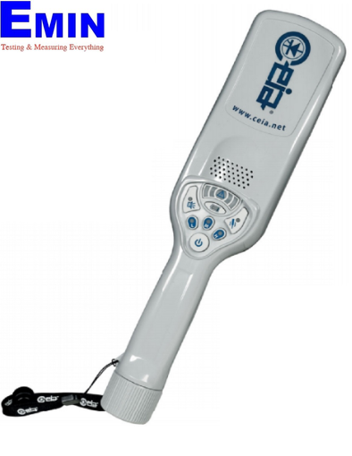 Handheld security metal detector used for screening applications