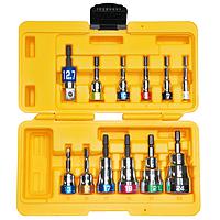 TOP Kogyo EHS-5524AS Short socket set (case included) (EHS5.5, 7, 8, 10, 12, 13, 14, 17, 19, 21, 24mm)