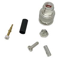 Amphenol SV Microwave M39012/26-0022 Connectors TNC Plug Crimp/Clamp for RG174/316 Cable