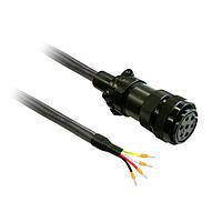 SCHNEIDER VW3M5D4AR50 Motor Drives power cable 5m shielded 4x 3,3mm, BCH2 MIL connector
