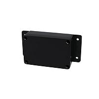Bud Industries AN-2812-AB Electrical Enclosures Aluminum Enclosure with Mounting Flanges Black (3.9 X 2.5 X 1.4 In)