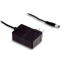 MEAN WELL GSM12U05-P1J Fixed Plugs 12W 5V 2.4A Medical US 2.1x5.5