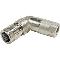 HARTING 21038214805 Circular Metric Connectors M12 slim angled fem A-cod 8-pol