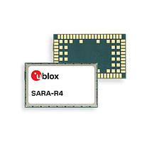 u-blox SARA-R412M-02B-04 LTE Cat M1, NB1 and 2G module Cat M1/NB1 and 2G; Band configurable LGA, 16x26 mm, 250 pcs/reel