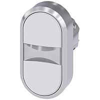 SIEMENS A6X30139061 Flat Button TWIN PUSHBUTTON. WHITE. WHITE