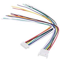 Adafruit 4986 Rectangular Cable Assemblies 1.25mm Pitch 6-pin Cable Matching Pair - 10 cm long - Molex PicoBlade Compatible