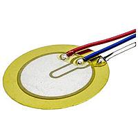 Same Sky (formerly CUI Devices) CEB-2704-L100 Piezoelectric buzzer, 27mm round, 0.4mm deep, P, 3.6 kHz, 30V, no driving circuit, lead wires