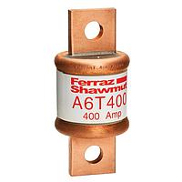 Mersen A6T400 Fast Acting Class T Fuses Fuse,Class T,Fast Acting,200kA AC,100kA DC,600VAC/300VDC,400A