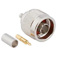 Amphenol RF 082-5375-RFX Connectors STRAIGHT CRIMP PLUG RG58/141 LMR195