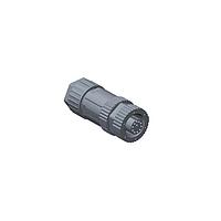 Amphenol LTW MSAP-08BFFA-SL8001 Sensor Cables / Actuator Cables M12 Circular Metric Connector, A Code, Plastic, 2A, 08 pins, Female Connector, Female Contact, Straight, Screw Thread, Solder, Field Installable, F4.5 - F6.5mm, IP68 Mated
