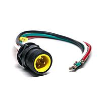 Molex 1300030150 AC Power Cords QC 4P MR 12IN 10/1 PVC 3/4IN NP