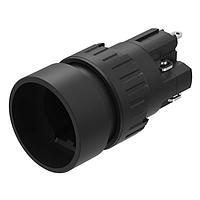 EAO 31-271.0252 Actuators Actuator, oe 16 mm, oe 18 mm, illuminative, round, Black, Plastic, 1 NC / 1 NO, Maintained, Soldering terminal