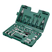 SATA 09501 26PC. 1/2" DR. SOCKET TOOL SET (METRIC) (1/2inch,26 chi tiết)