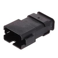 Amphenol SINE Systems AT04-12PA-SRBK Connectors Recpt 12-Way Strain Relief Black