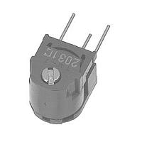 Nidec Components TM-7EX205 Precision Trimmer 2 MW 7mm rnd. multi turn side adj., pin 2 forward