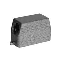 AMP Connectors - TE Connectivity 1-1106449-1 Hoods Size 6 Hood M32 Side Clip Side Entry