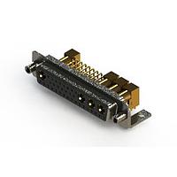 EDAC 630-36W4640-5TE Mixed Contact D-Sub Connectors Right-angle Power Combo D-Sub Connector