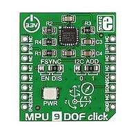 Mikroe MIKROE-1719 Motion Sensor MPU 9DOF click