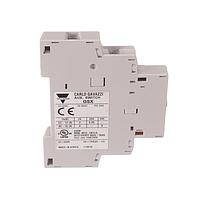 Carlo Gavazzi GSX20 Mounting Units Side mounted auxiliary switch for GMS-32, GMS-63 and GMS-100 with one normally open and one normally closed relay contacts.