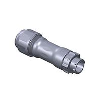 Amphenol LTW AD-05BMMA-QL8SP0 Standard Circular Connector X-Lok, Mini Size, Plastic, 5A, 05 pins, Male Connector, Male Contact, Straight, Push Lock, Crimp, Field Installable, F5.0 - F6.0mm, IP68