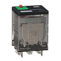 Schneider Electric Relays 783XCXM4L-240A Cube 783 Ice Cube Relay / 3PDT, 15 Amp Rating, Full Featured Cover