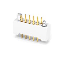 AirBorn IW-2P1-24-PVT9-JTA Plugs 12x12 Position Plug, PCB Connector, Vertical PTH 0.140"/3.572mm with Mounting, Turning Jackset