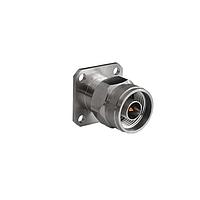 Bulgin RFNA4PFHD RF Connectors / Coaxial Connectors N Plug Straight 4 Hole Flange RF Connector
