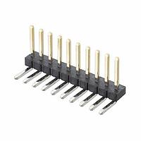 Harwin M50-3931042 Pin Strip 10 WAY SIL HORIZ PCT P/HDR