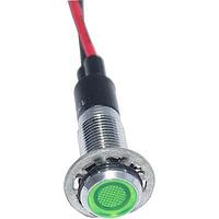 Mallory Sonalert FL1M-8FW-1-G220V Indicators LED GRN 8MM NUT 220VAC/DC UL