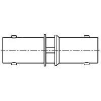 AMP Connectors - TE Connectivity 414795-1 RF Adapters - In Series JACK ADAPTER, COML BNC