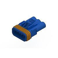 EDAC 572-003-000-400 Receptacle Housings 3 PIN RECEPTACLE BLUE