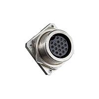 Amphenol LTW DSD-18PMFS-SS8002 Standard Circular Connector Ceres, Large Size, 5A, 18 Pins, Receptacle, Square