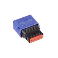 Amphenol PCD SQR422100 Housings 4Pos 22awg Plug Pins LC