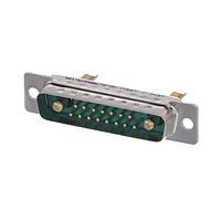 Amphenol CONEC 3017W2PAM62A10X Mixed Contact D-Sub Connectors 17W2 M SC 20A POWER 4-40 THRU HOLE
