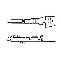 Hirose Electric QR/P1-SC2B-221(12) Rack & Panel Connectors CRIMP CONTACT SIGNL TERM THCK WIRE