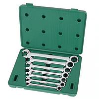 SATA 08020 7PC SAE DOUBLE RATCHETING WRENCH SET