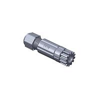 Amphenol LTW M8P-08BFFA-SL7001 Circular Metric Connectors M8 Circular Metric Connector, A Code, Plastic, 1.5A, 08 pins, Female Connector, Female Contact, Straight, Screw Thread, Solder, Field Installable, F4.5 - F6.5mm, IP67 Mated