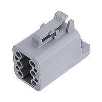 Amphenol SINE Systems ATP04-6P-CAP Accessories Dust cap 6 pos recep grey