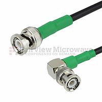 Fairview  FMCA1225LF BNC Male to RA BNC Male Cable RG-58 Coax and RoHS Compliant