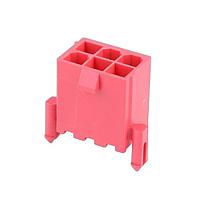 Molex 172447-0402 Headers Mini-Fit Versa Color Hdr, DR, Vrt, w/Peg 2Ckt SN GW Red